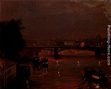 A Night On The Seine by Luigi Loir